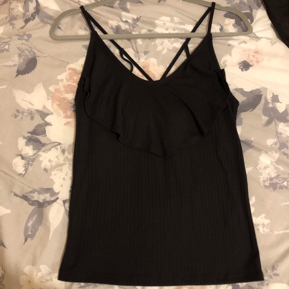 Hollister cami with ruffle